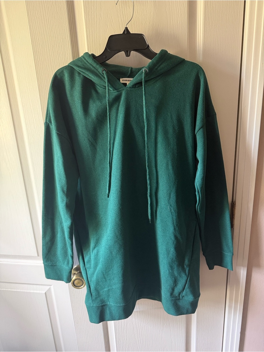 Zenana Green Hooded top